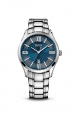 Hugo Boss Stainless Steel Bracelet Strap 3-Hand Qu