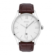 Hugo Boss Men's Quartz Watch with Leather Strap 15