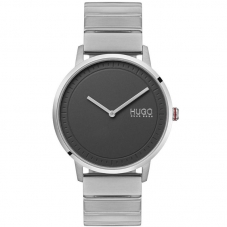 Hugo Echo Grey Stainless Steel Unisex Watch - 1520