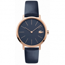 Lacoste Ladies Moon Watch With Blue Leather Strap