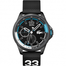 Lacoste Men's  Capbreton Blue Silicone Strap Watch