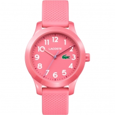 Lacoste Kids 12.12 Watch with Pink Silicone Strap