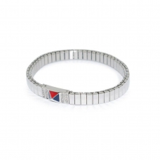 Tommy Hilfiger-Pattern Texture Stretch Bracelet-2