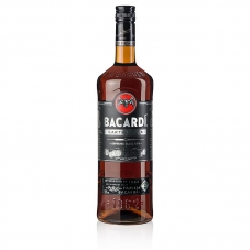 BACARDI BLACK (PUERTO RICO) 40% 1L (CASE 12)